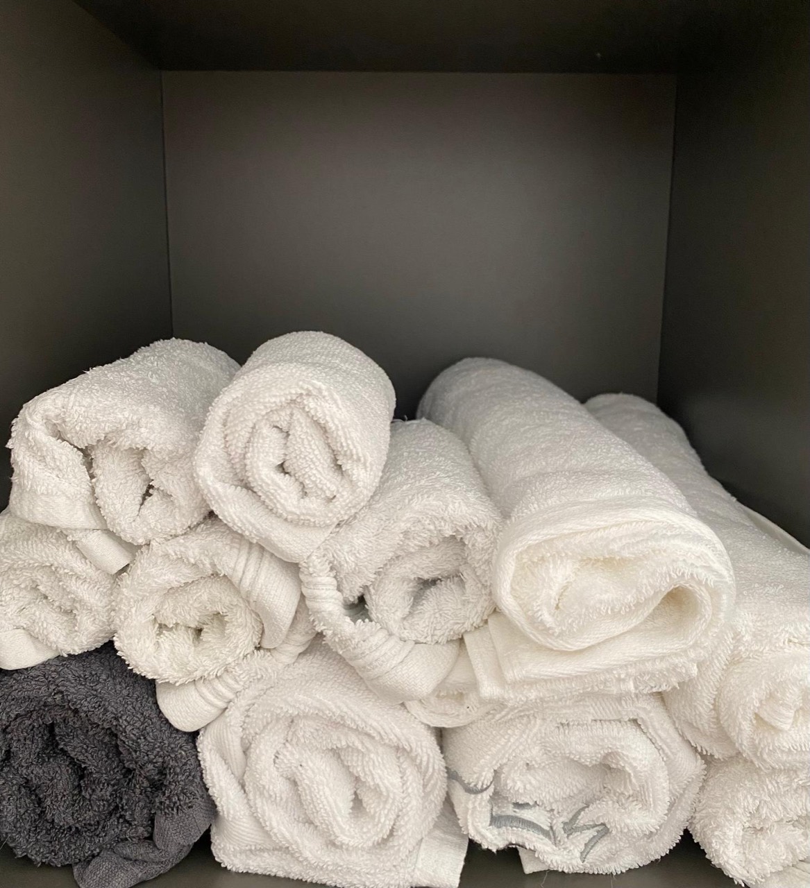 Clean salon towels